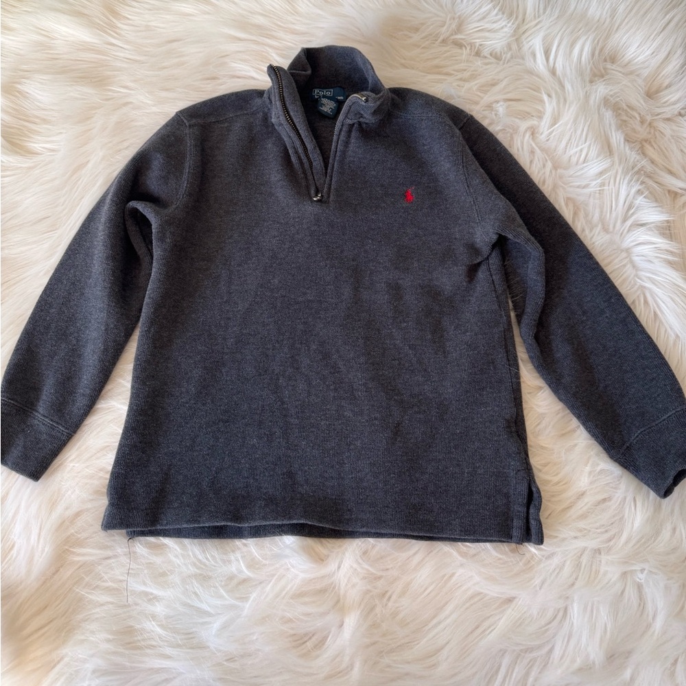 Ralph Lauren Polo charcoal gray Knitwear